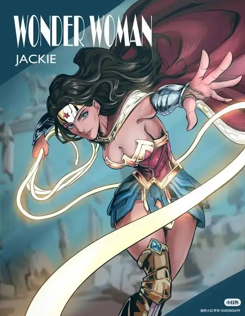 画我老婆!神奇女侠!插画图片壁纸