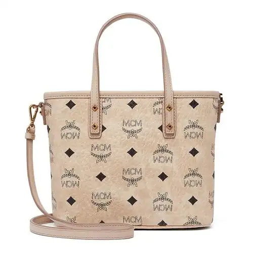 mcm 时尚粉色小兔子图案单肩包斜挎包 mwp8sxl48pz001