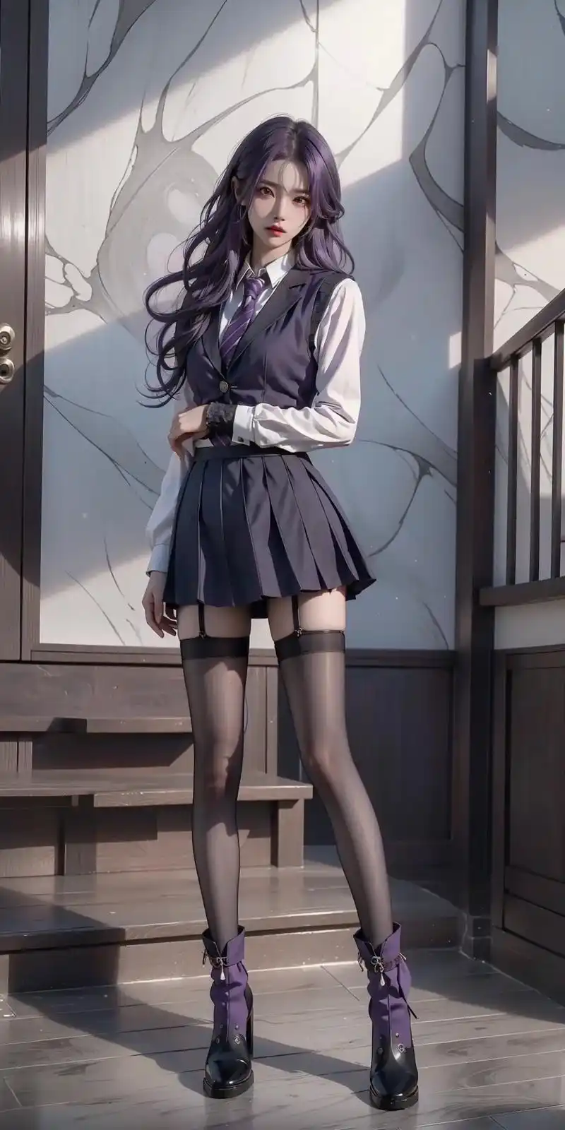 jk制服二次元美少女 美图分享 手机壁纸.#jk制服 #二次 - 抖音