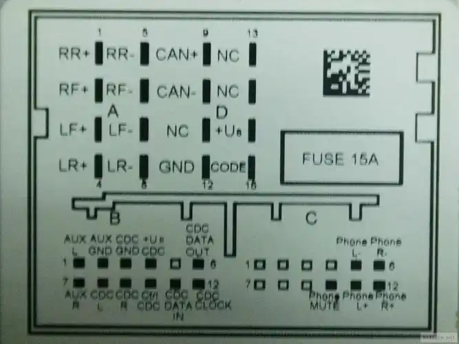 汽车音响—车机接线图大全(全部上图完毕)