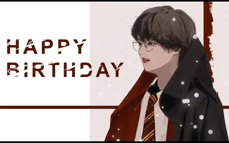 【板绘】丁程鑫十八岁生日贺图的绘制过程