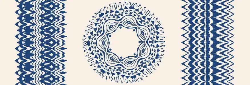 蜡染打印图片-蜡染打印素材-蜡染打印插画-摄图新视界