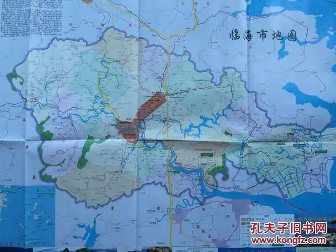 临海地图 临海市地图 台州地图 临海2004年