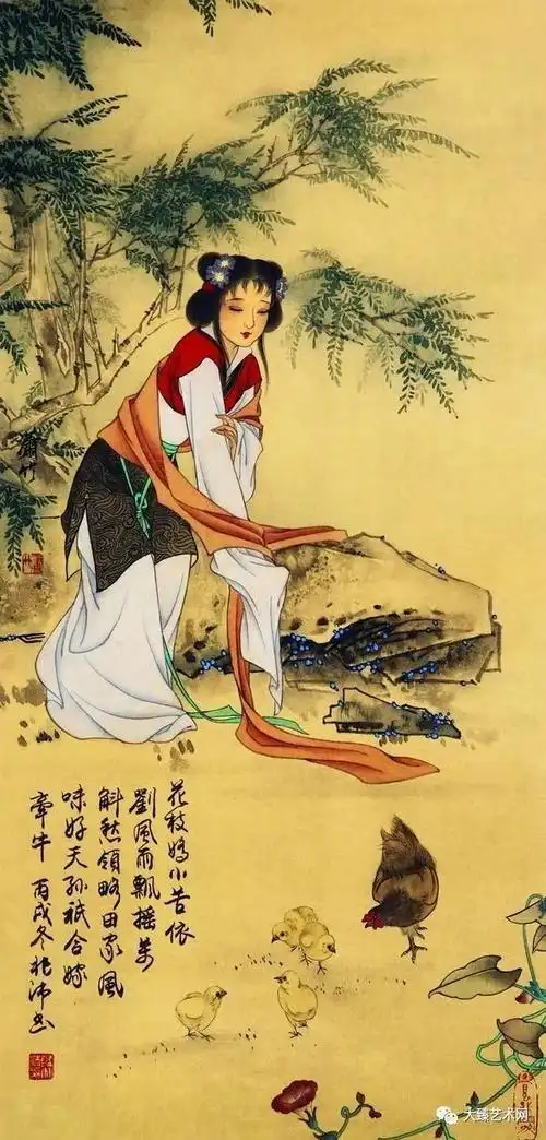 惊鸿一舞古画里的东方女子之美