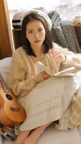 暖冬文艺美女私房温婉写真图片手机壁纸