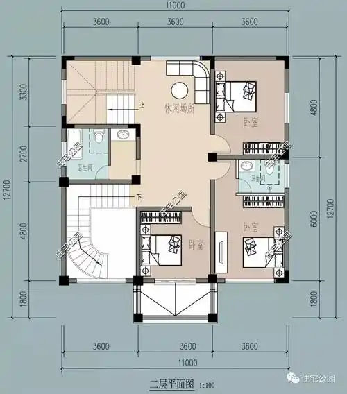 11x12米经典简欧别墅(全图 预算 视频展示)