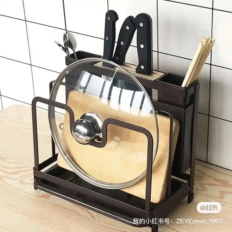 95收纳好物推荐—厨房用具架.想让所有家庭都知道这个刀架!