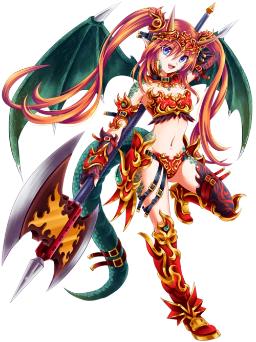 今天出场的伙伴是一位乐观向上的半龙女.