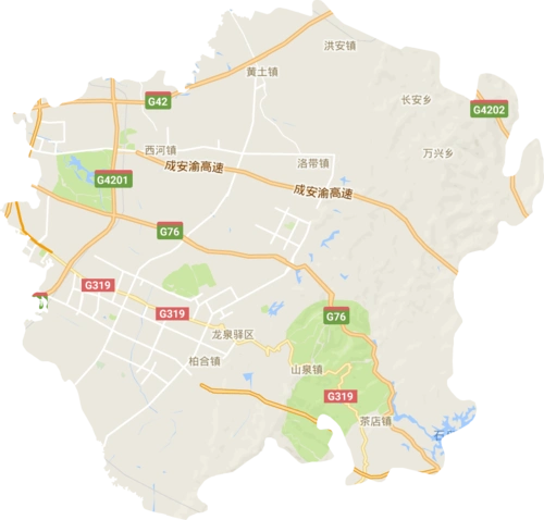 龙泉驿区行政区域简介