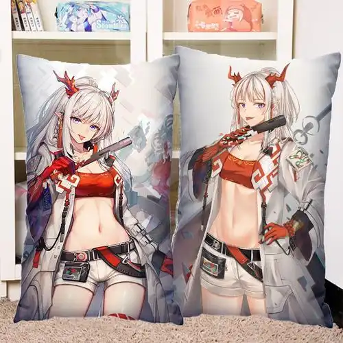 明日方舟抱枕斯卡蒂艾雅法拉半身抱枕陈史尔特尔动漫周边靠枕头套