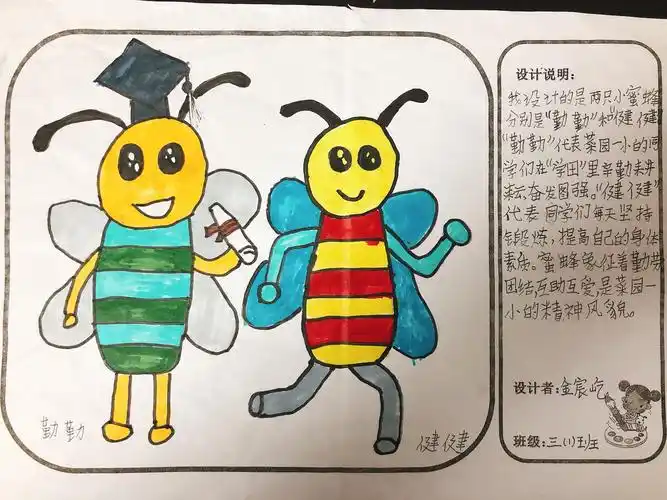 三年级部分"吉祥物设计"作业