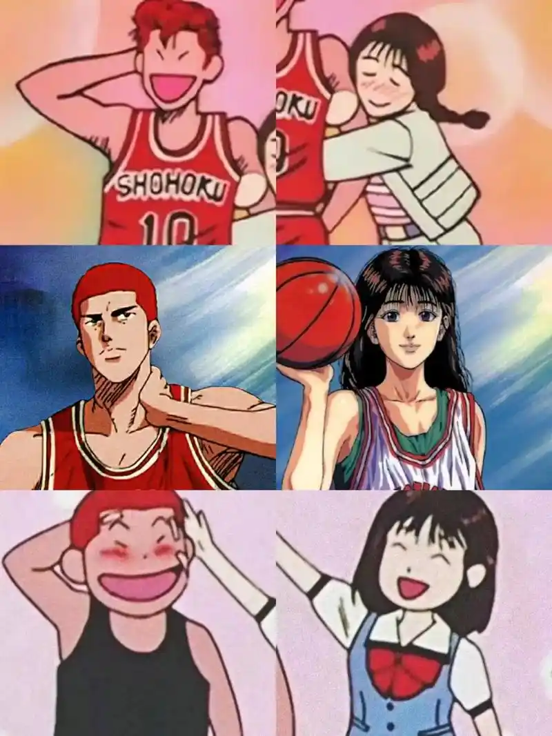专辑:樱木和晴子.#灌篮高手 #情侣头像 #赤木晴子与樱木花 - 抖音