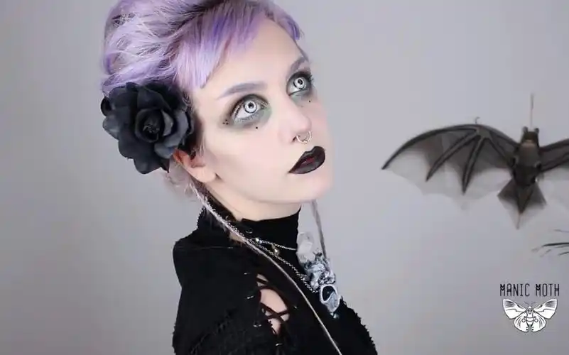 「manic moth」优雅的维多利亚时代哥特发型 - victorian goth hair