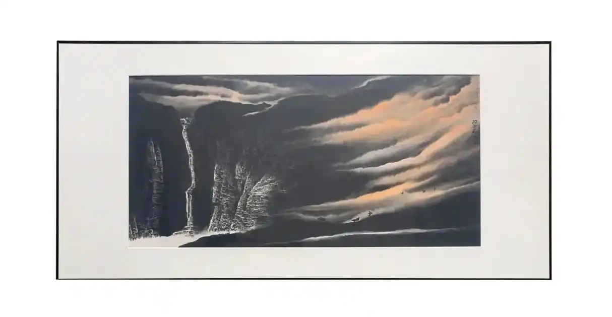 当代书画名家 #贾又福 国画精品 尺寸:98x49cm/约4 - 抖音