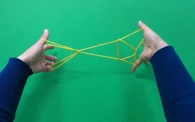 翻绳教程之42小鱼