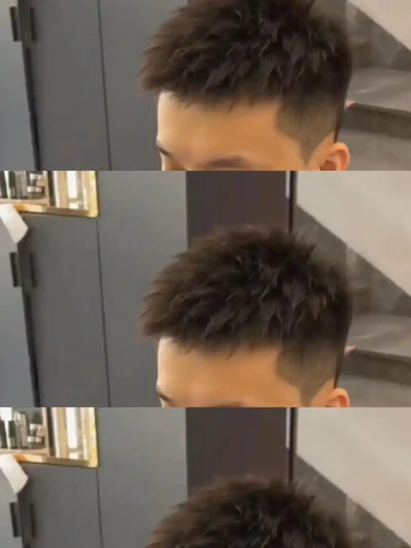 男孩子一定要尝试的发型--摩根飞机头   前刺飞机头男生发型男士摩根