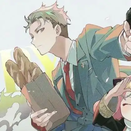 二女一男三人情侣头像动漫