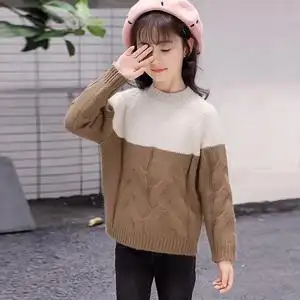女孩套头毛衣5-6岁图片
