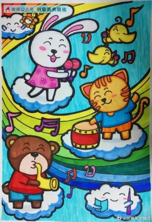 少儿美术##少儿创意美术##儿童创意美术##育儿##少儿美术##儿童绘画
