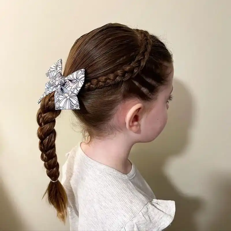 好看的小女孩编发扎法推荐#小女孩编发##小女孩发型##低马尾扎发