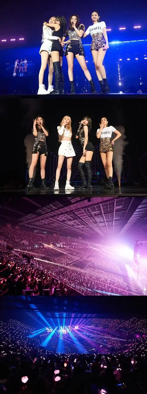 blackpink在曼谷举办的安可演唱会为粉墨历时6个月的世界巡演之旅画上