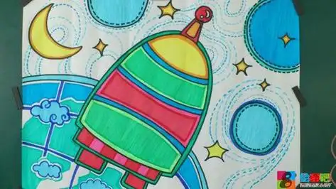 科幻画怎么画简单 科幻画怎么画简单又漂亮一等奖