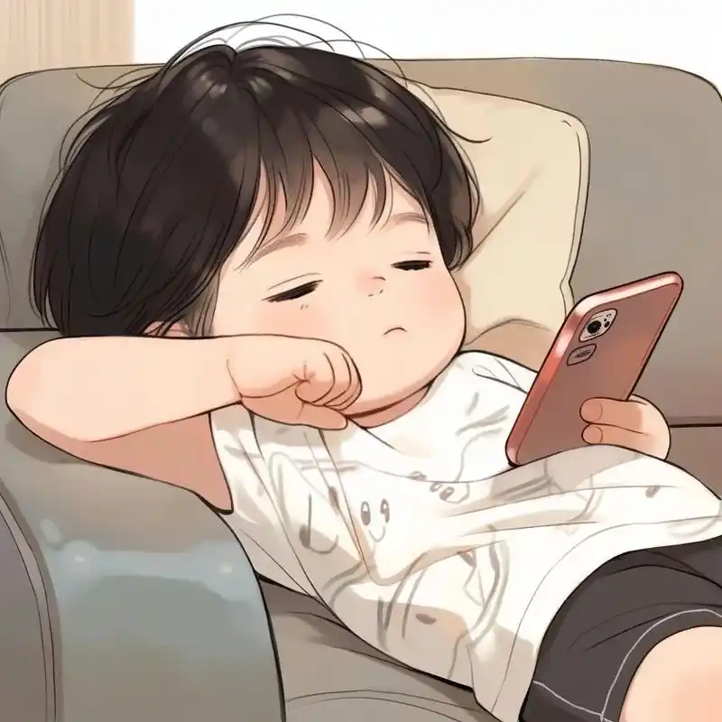 摆烂男头像 #痞帅男头像 #躺着玩手机 #孤独感拉满的头像 - 兑趑