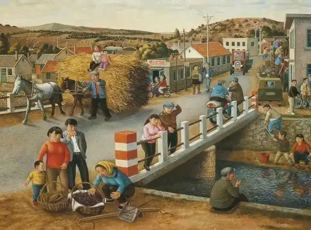 以宏大的叙事场面表现中国北方农村的生活习俗,充满浓郁的生活气息,是