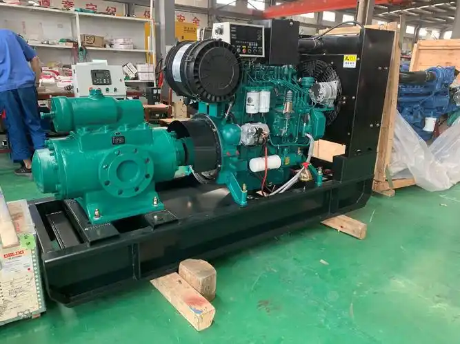 潍柴动力三螺杆泵 潍柴90千瓦三螺杆泵机组生产厂家直销