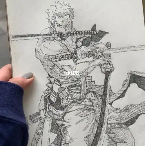 海贼王索隆绘画