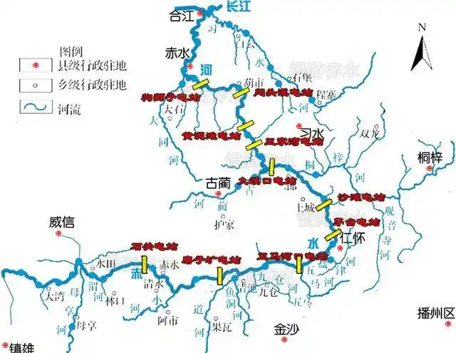 赤水河曾经规划梯级水电开发干流要建十座大电站