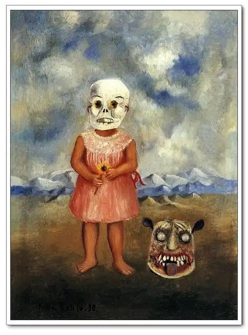 石头摇篮的相册-墨西哥女画家弗里达·卡洛的画作