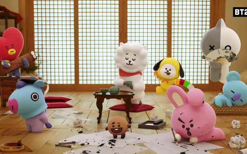 (bt21) bt21s airport journey - rj_哔哩哔哩