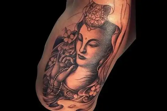 观音纹身图案推荐观音刺青图案2