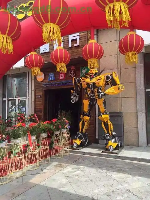 北京雕塑厂加工定做大型变形金刚景观雕塑