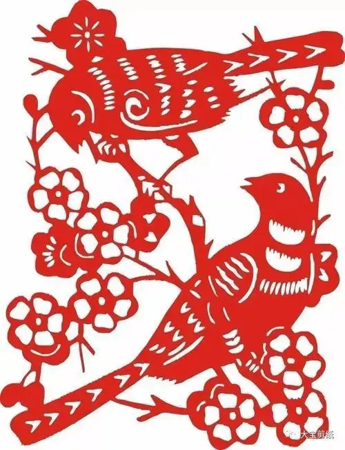 剪纸喜报春来寓意