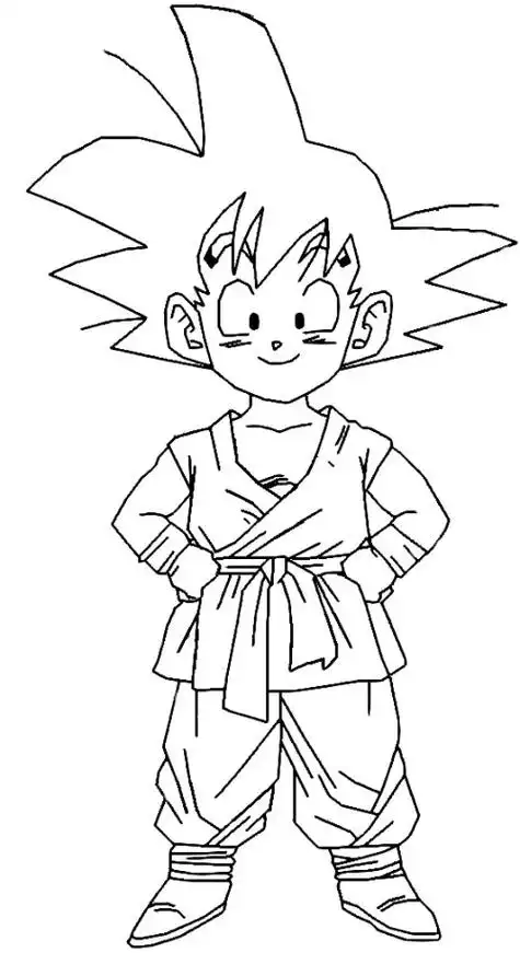 七龙珠悟空素描