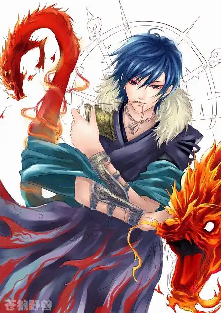 painter绘制帅气的卡通魔法王子漫画