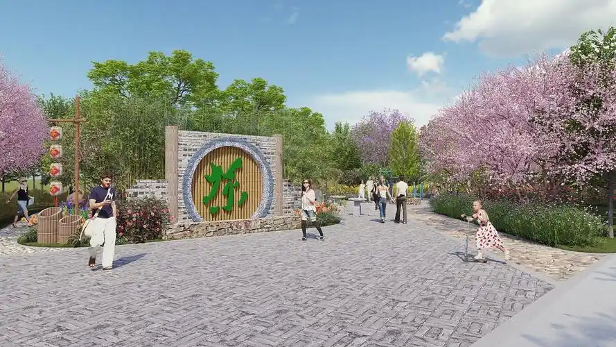 乡村游园|空间|景观设计|思言敬事 - 原创作品 - 站酷 (zcool)