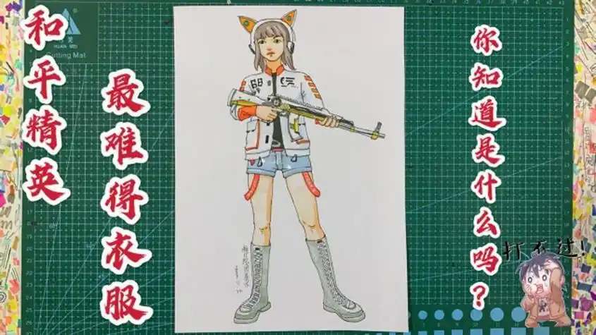 和平精英人物卡通简笔画