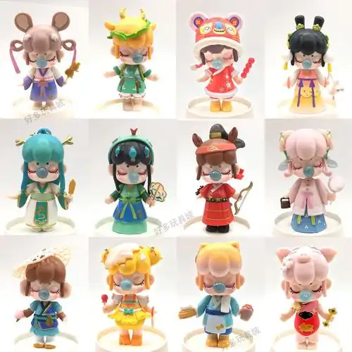 nanci十二生肖盲盒女生手办摆件rolife若来囡茜确认2020网红新款