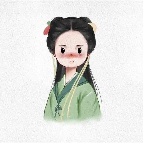 古风插画| 刘亦菲角色绘 图