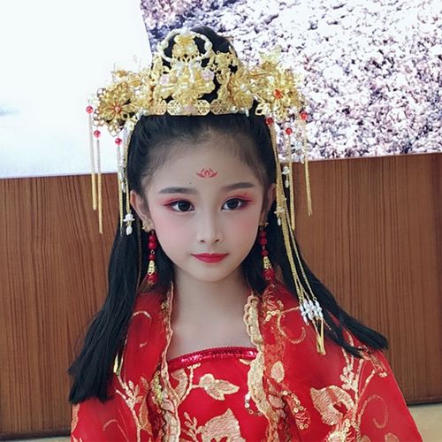 特价儿童古装头饰 贵妃 公主凤冠