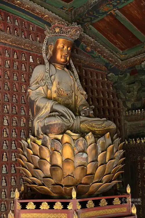 尼康d850拍摄北京智化寺万佛阁佛像