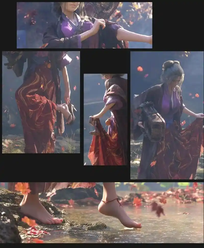 游戏里不觉得好看,直到看见这个 永真99#只狼影逝二度