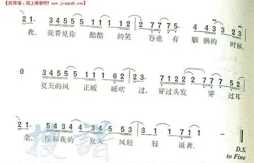 简谱吧 简谱 >夏天的风简谱推荐简谱: 卡农简谱  天空之城钢琴简谱