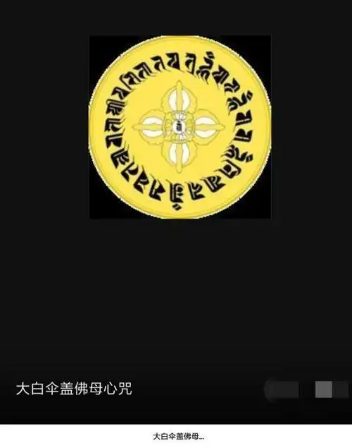 各位师兄好我想知道大白伞盖佛母心咒的注音谢谢