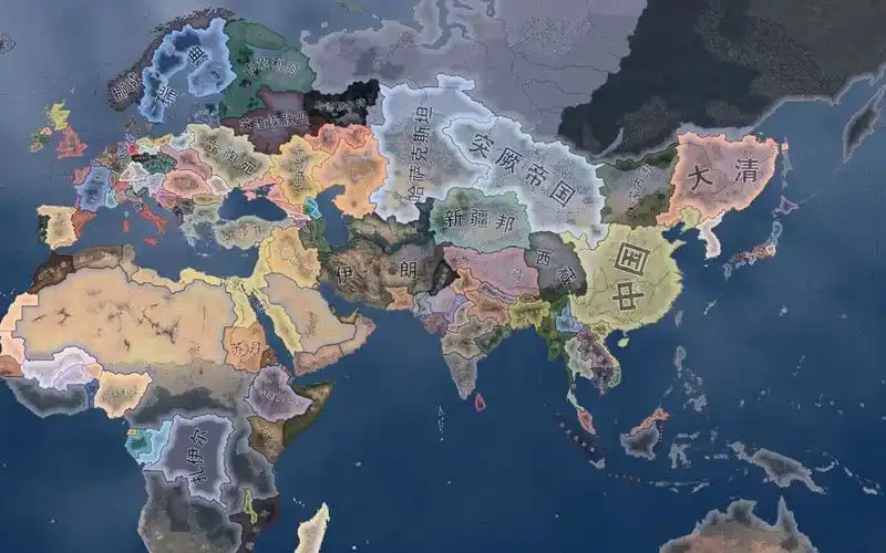 关于我1444年的地图现在的进度