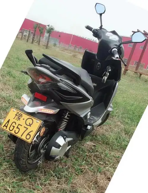 就可以拿到独属于这台闪电的黄色牌照,河南首台黄牌电动摩托车就此