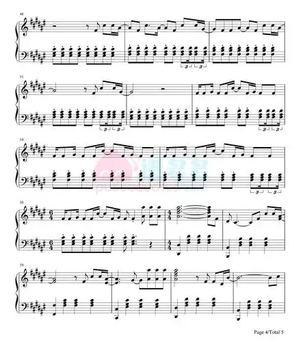 alan walker《faded》钢琴谱